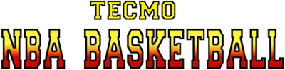 Tecmo NBA Basketball logo for NES